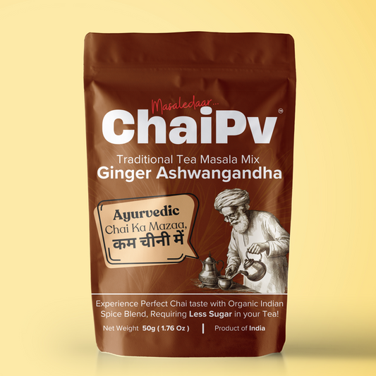 Tea Masala - Ginger Ashwagandha Flavour " Sugar Alternative " 50Gms, 100Gms & 250 Gms Pack